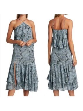 cinq a sept colette dress rain cloud - new with tags